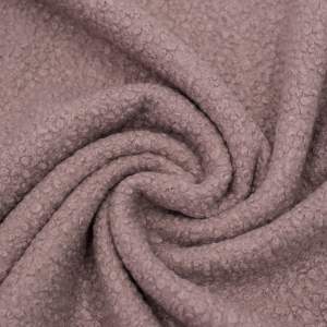 Tkanina Płaszczowa Boucle kolor jasny róż