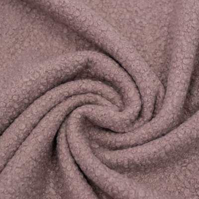 Tkanina Płaszczowa Boucle kolor jasny róż