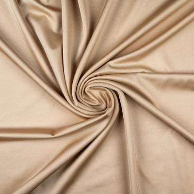 Dzianina lycra elastyczna kolor złoty beż