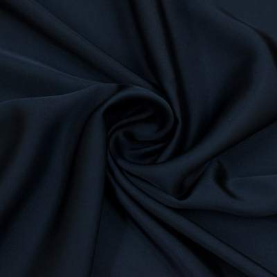 Tkanina szyfon jedwab kolor granat