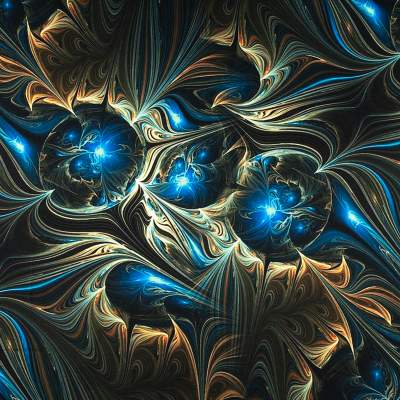 Dzianina jersey ITY Kimo wzór galaktyczny kolor grantowy