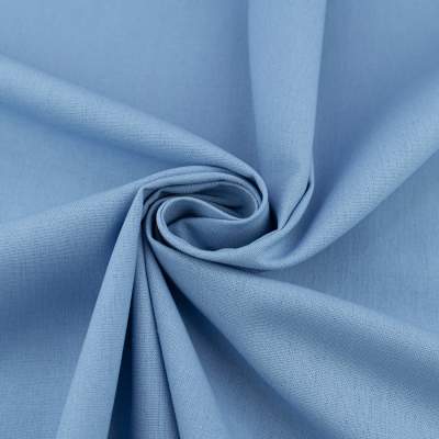 Len materiał kolor błękitny