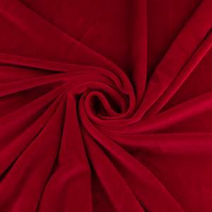 Dzianina welurowa velvet soft rubinowy