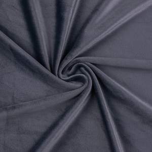 Dzianina velvet soft ubraniowy kolor grafitowy