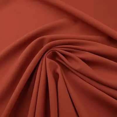 Tkanina panama w kolorze ceglanym