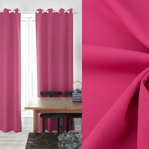 Tkanina panama w kolorze magenta