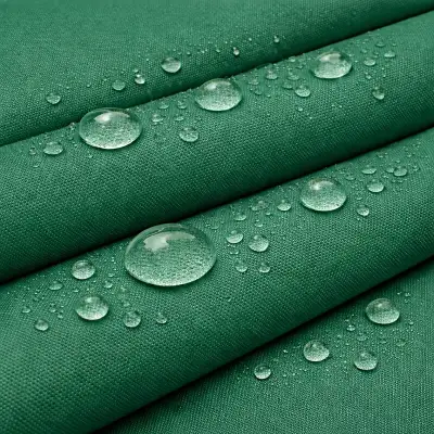 Tkanina wodoodporna ciemnozielona