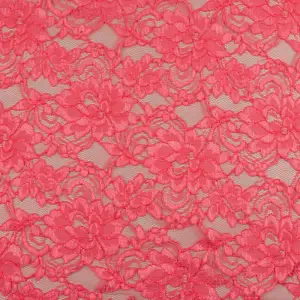 Koronka stabilna flamingo kolor malinowy