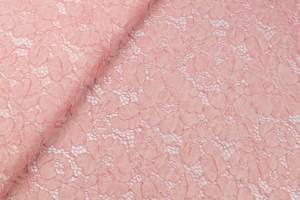 Koronka stabilna wzór kwiaty różowy