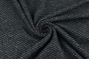 Tkanina akrylowa czarny / szary