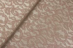 Koronka na satynie beż