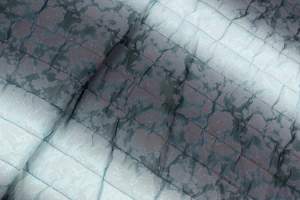 Tkanina pikowana na kurtki wzór pasy siny, flok