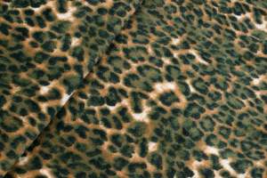 Polar wzór panterka odcienie brązu