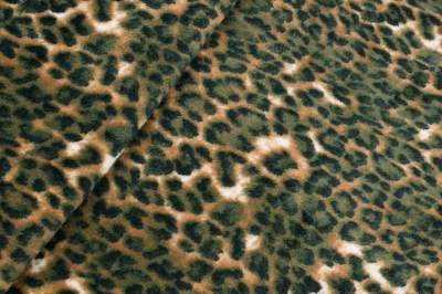 Polar wzór panterka odcienie brązu