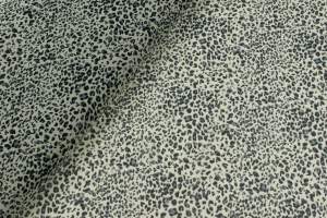 Szyfon wzór panterka odcienie szarości