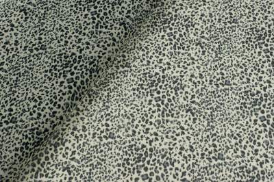 Szyfon wzór panterka odcienie szarości