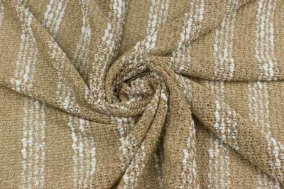 Dzianina swetrowa kolor beżowy / brązowy