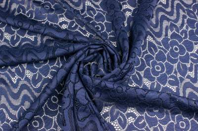 Koronka elastyczna naomi kolor granatowy