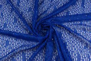 Koronka elastyczna coma kolor chabrowy