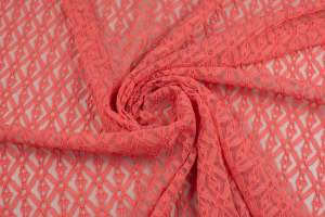 Koronka elastyczna angelina kolor koralowy