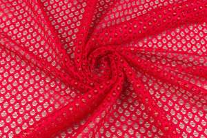 Koronka stabilna florence kolor czerwony winny