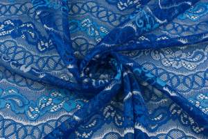 Koronka stabilna jola kolor błękit królewski