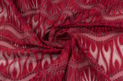 Koronka stabilna sharma czerwony winny