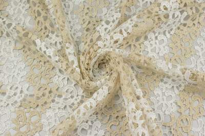 Koronka stabilna nela kolor biały / złoty 