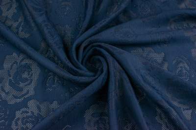 Koronka elastyczna gala kolor granatowy