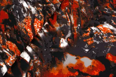 Dzianina punto wzór plamy kolor rudy / grafitowy