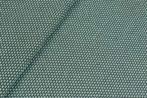 Dzianina swetrowa kolor czarny / miętowy