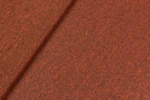 Dzianina swetrowa melanż kolor ceglany