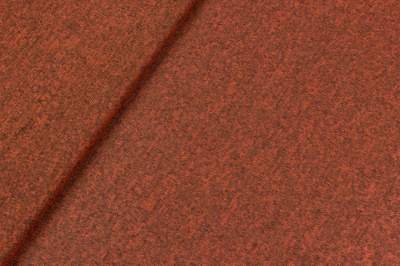 Dzianina swetrowa melanż kolor ceglany