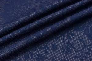 Materiały tapicerskie kolor marengo / granatowy, wzór kwiat