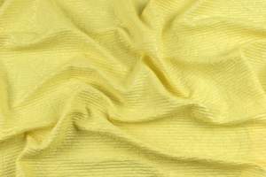 Dzianina żakard wzór kwiaty kolor cytrynowy