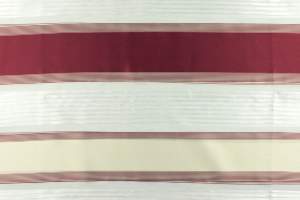 Tkanina na firany kolory bordo, kremowy