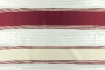 Tkanina na firany kolory bordo, kremowy
