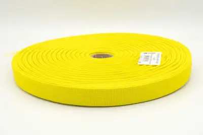 GUMA TKANA 20 mm ŻÓŁTY NEON L4241