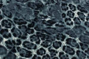 Tkanina milano krepa wzór panterka czarny/grafitowy