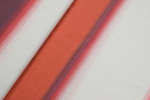 Tkanina poliwiskoza wzór pasy pomarańczowy