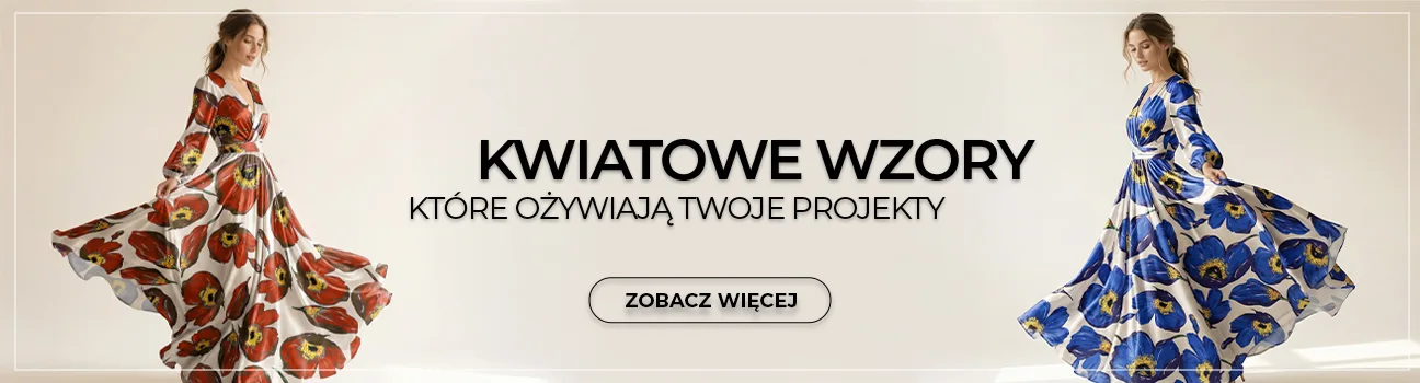 Tkaniny w kwiaty