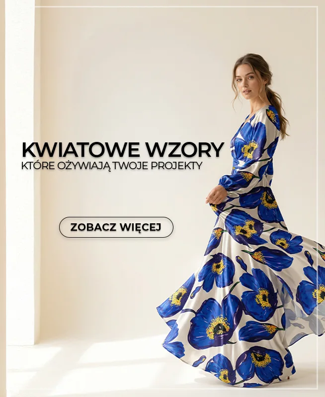 Tkaniny w kwiaty