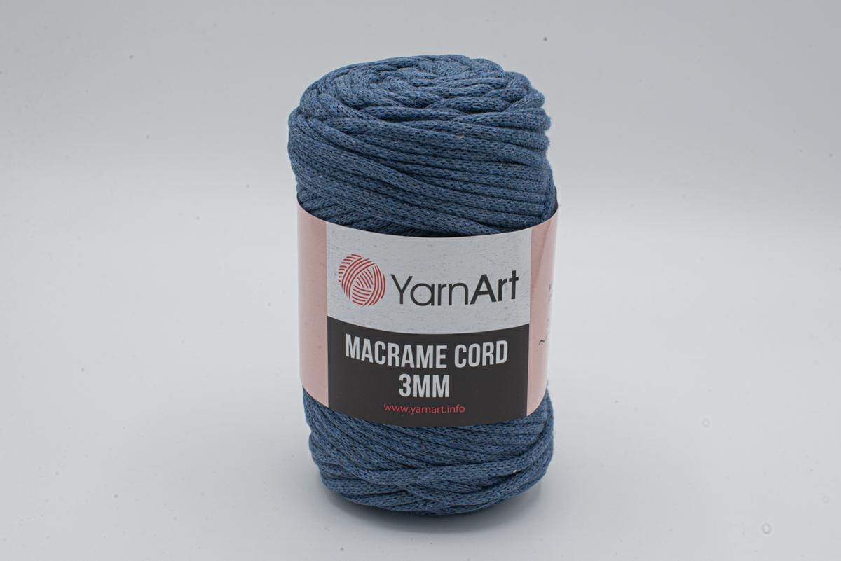 SZNUREK DO MAKRAMY YARNART 3 mm 761 JEANS