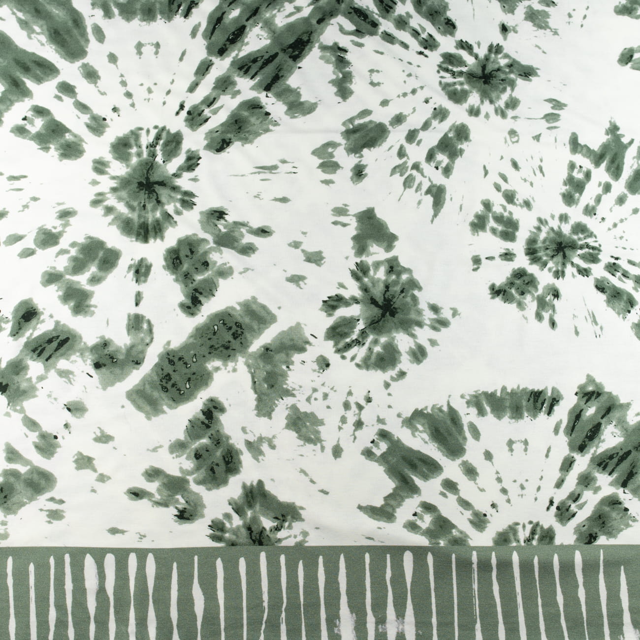 Dzianina wiskozowa wzór mazany tło ecru