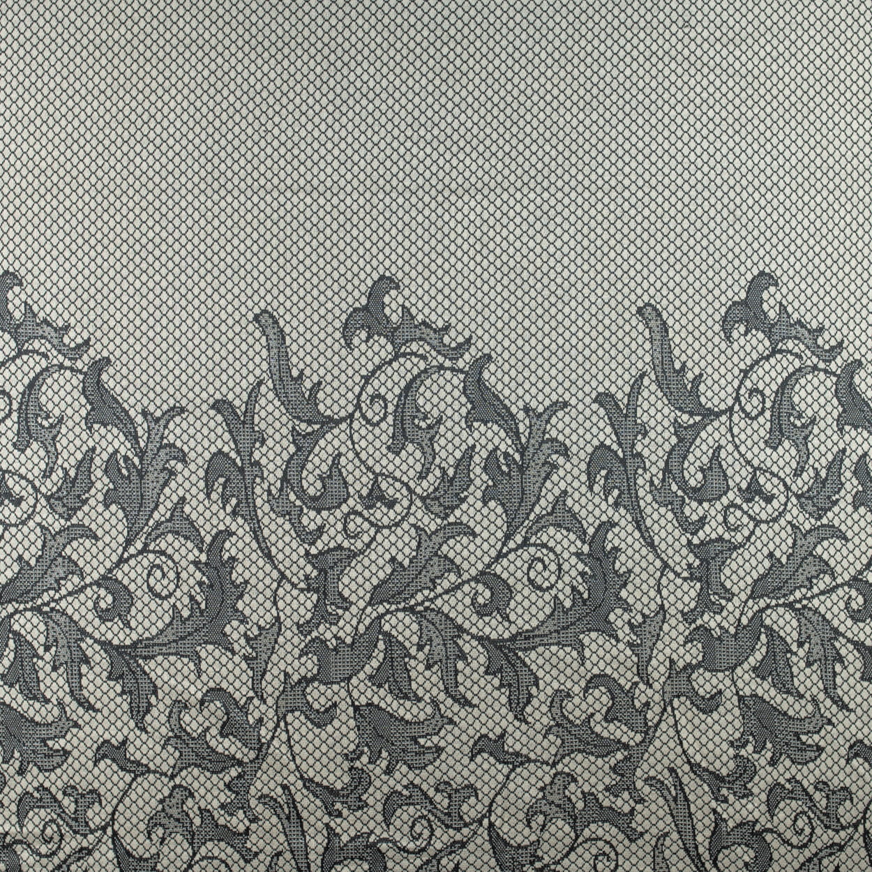 Dzianina swetrowa wzór geometryczny kolor beżowy 150x110