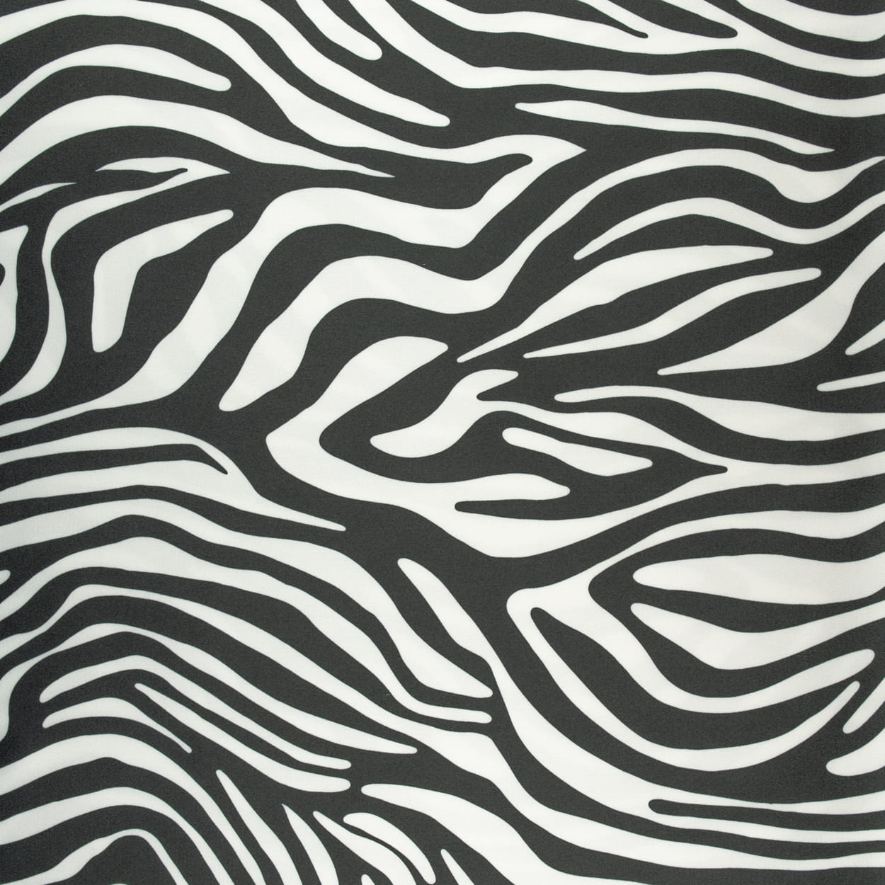 Tkanina Satyna lycra wzór zebra kolor czarny i biały