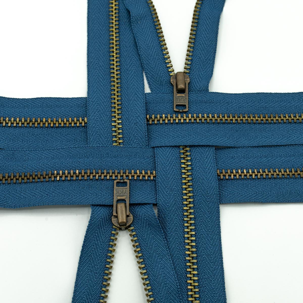 Zamek metalowy nierozdzielczy stary mosiądz 839