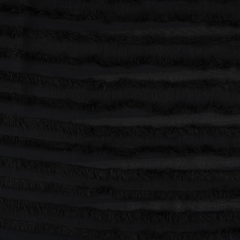 Tkanina Szyfon w pasy kolor czarny