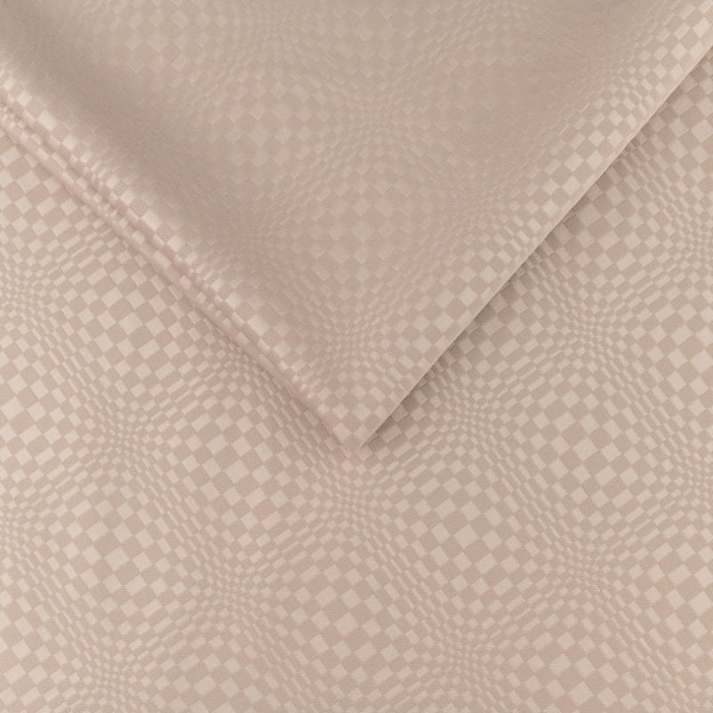 Dzianina Zara Nurek wzór geometryczny kolor beżowy