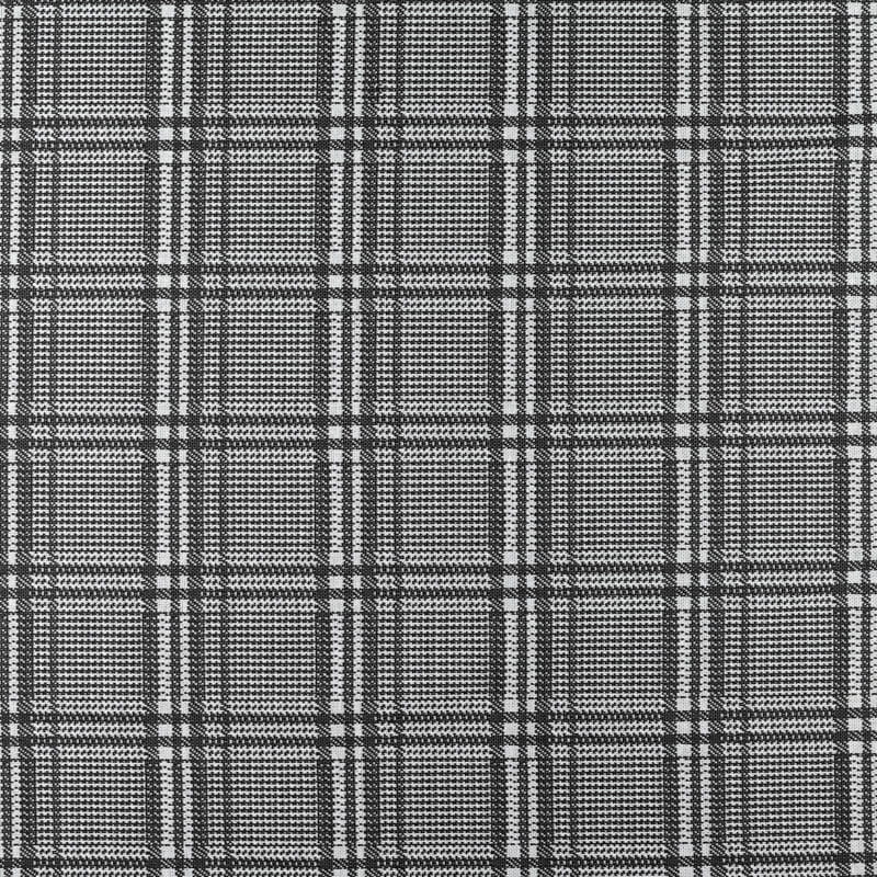 Tkanina krata kolor szaro grafitowy